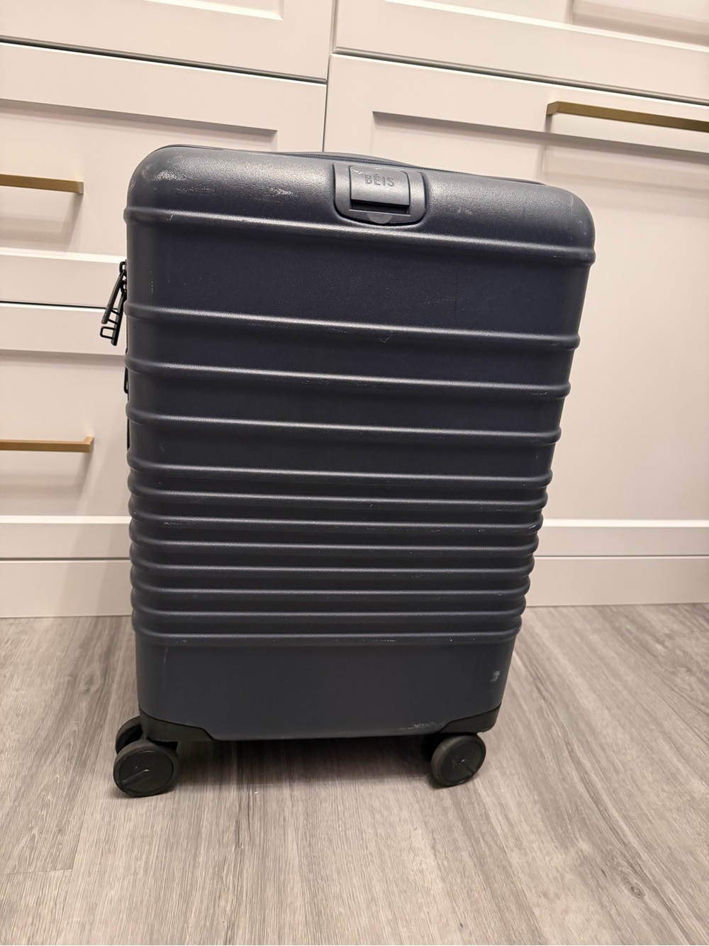 BEIS Navy Hard-Shell Carry-On Bag